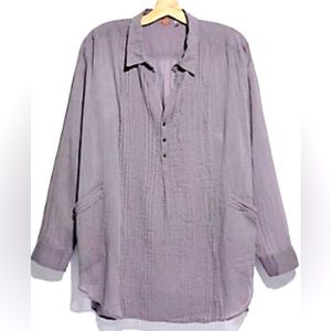 NWOT. Dove Grey Waverly Tunic-Free People